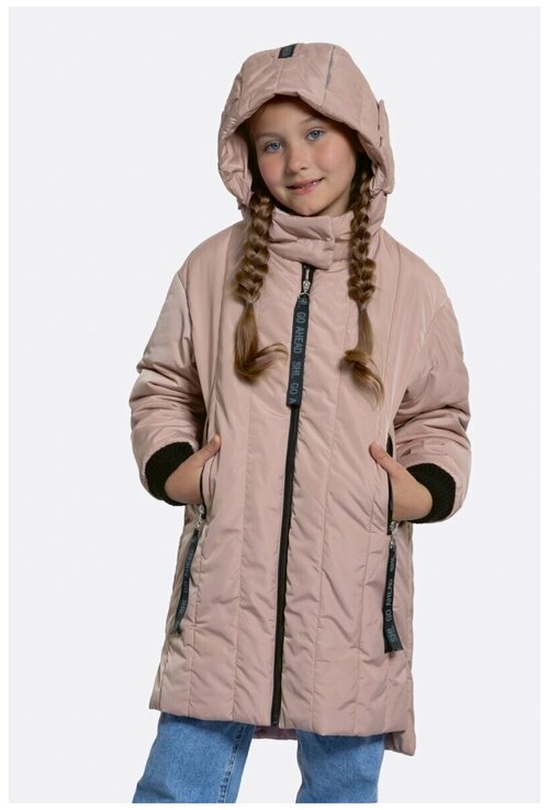 Пальто Шалуны, размер 32,122, розовый