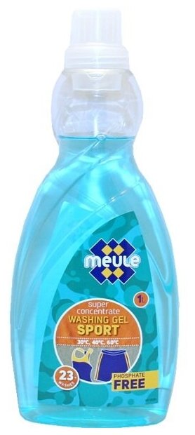Гель для стирки Meule Washing Gel Sport для спортивной одежды 1л - фото №8