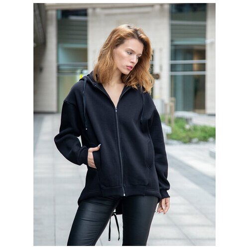 фото Спортивная куртка lilians m593, размер 104, оникс (чёрный)