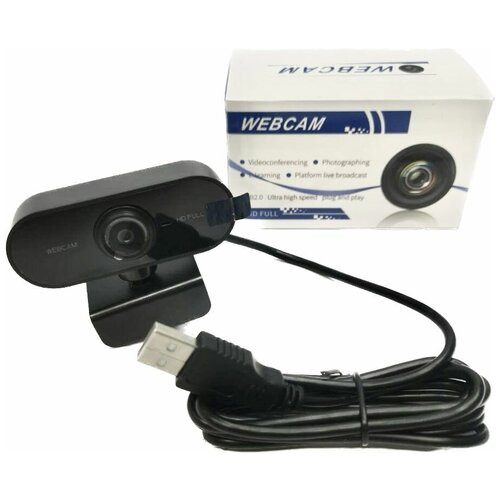 Webcam Usb камера 1080p Full HD с микрофоном и автофокусом вебкамера