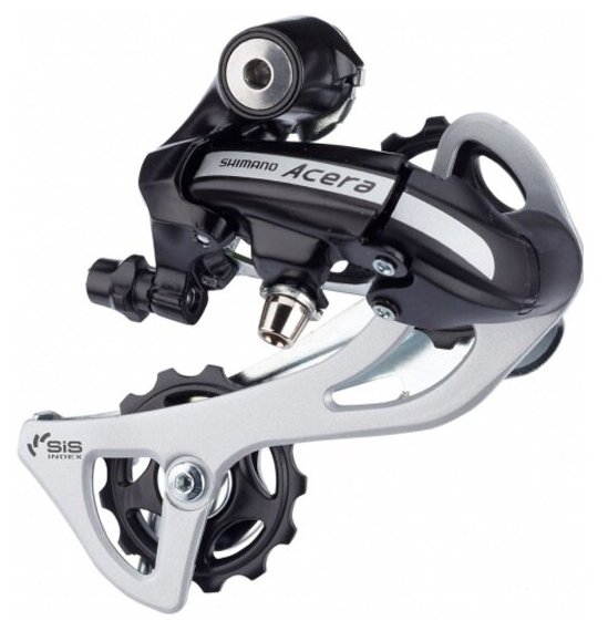 Переключатель задний SHIMANO Acera RD-M360-SGS черный/серебристый