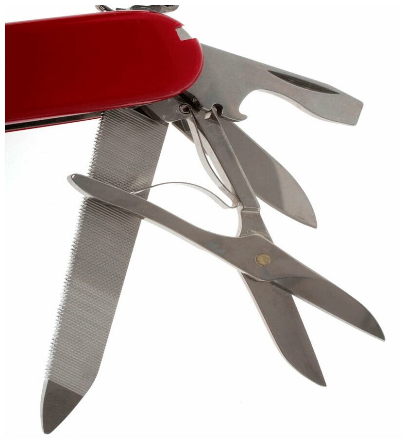 Нож перочинный Victorinox Mountaineer (1.3743) 91мм 18функций красный карт.коробка - фото №4
