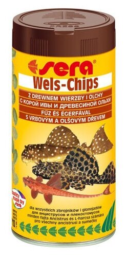 Корм для рыб Sera WELS CHIPS 100мл - фотография № 9