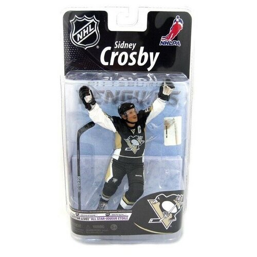 Коллекционная номерная фигурка NHL Pittsburgh Penguins Sidney Crosby Black Jersey (Сидни Кросби)