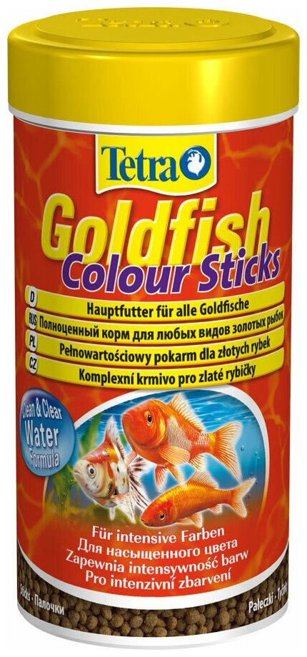 TetraGoldfish Colour Sticks корм в палочках для улучшения окраса золотых рыбок 100 мл - фотография № 3