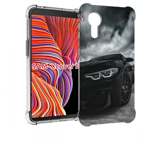 Чехол MyPads бмв М3 мужской для Samsung Galaxy Xcover 5 задняя-панель-накладка-бампер