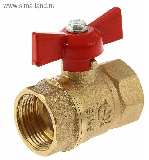 фото Кран шаровый Галлоп 230 латунь
