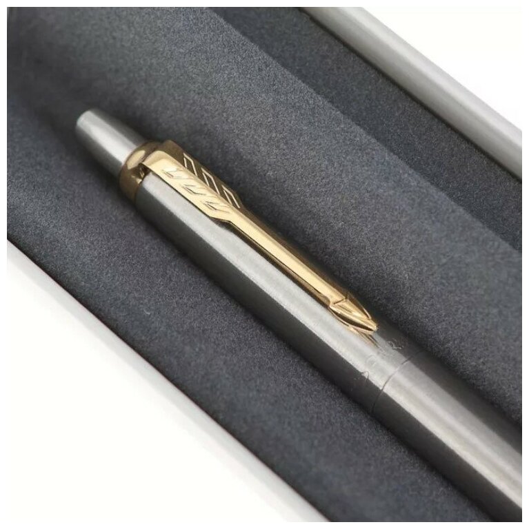 Набор Parker Jotter Core FK691 (2093257) Stainless Steel GT ручка перьевая, ручка шариковая подар.ко - фото №8