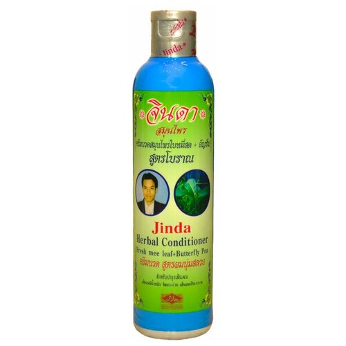 Jinda Herbal Conditioner, Тайский травяной кондиционер от выпадения волос Джинда, 250 мл