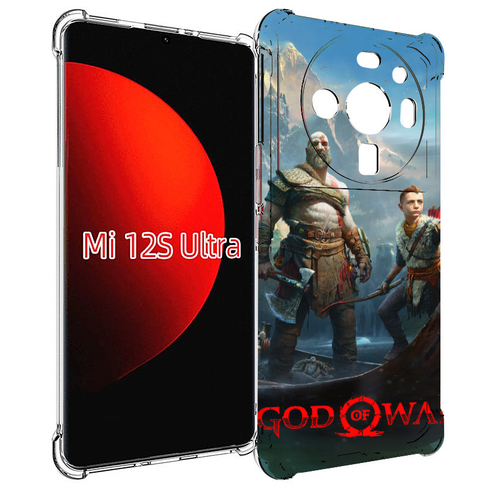 Чехол MyPads God Of War Кратос Атрей для Xiaomi 12S Ultra задняя-панель-накладка-бампер