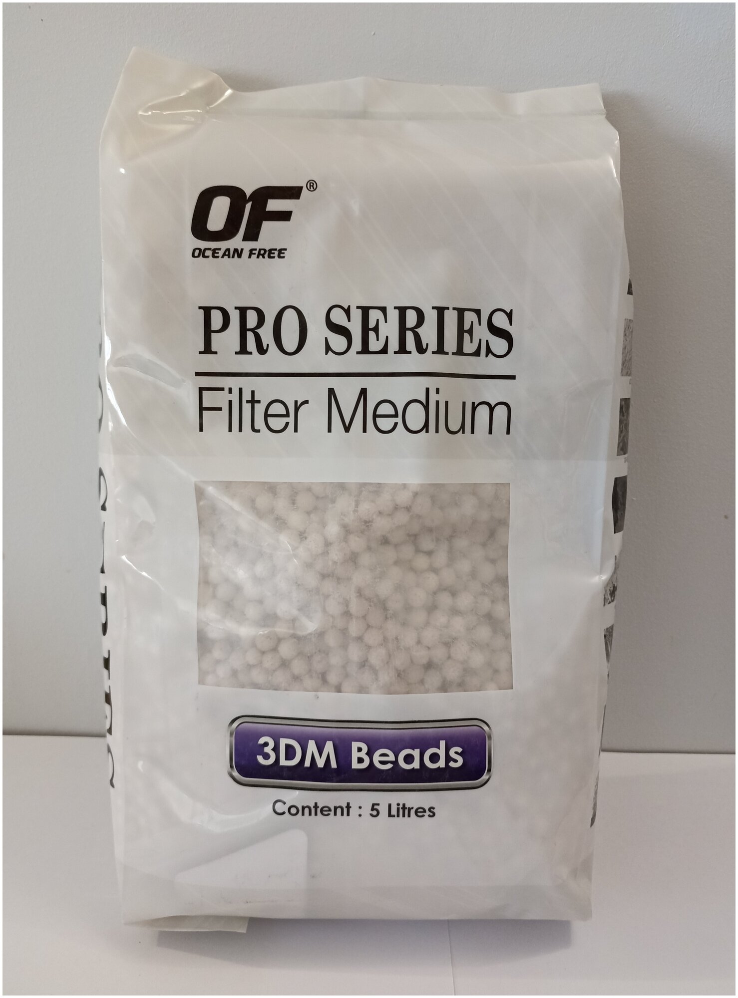 Наполнитель для фильтров/сампов OF (Ocean Free) Filter Medium 3DM Beads, 5 л - фотография № 1