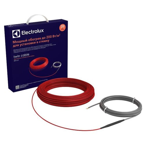 Двужильный нагревательный кабель Electrolux Twin Cable ETC 2-17-800 11585₽