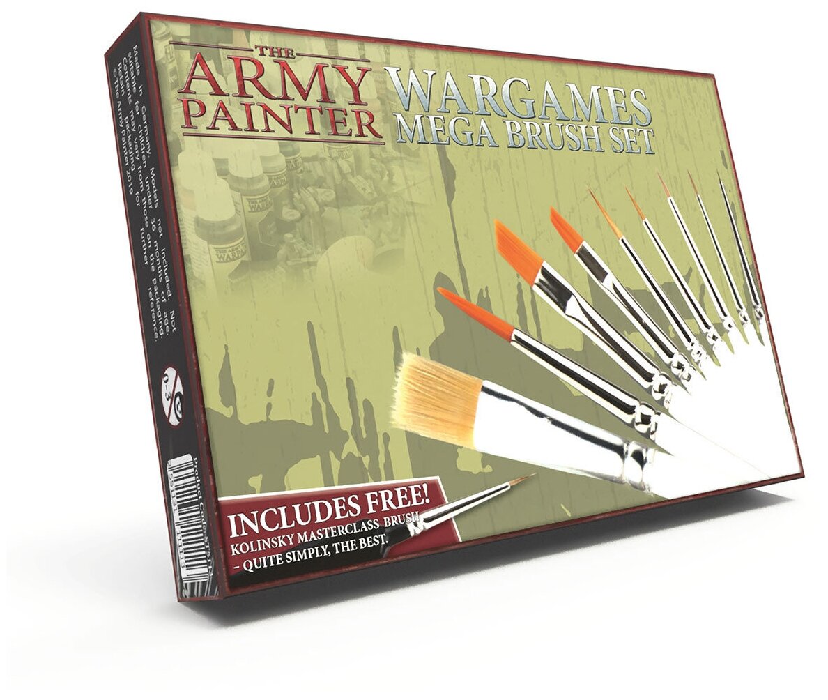 Большой набор кисточек для моделирования Army Painter