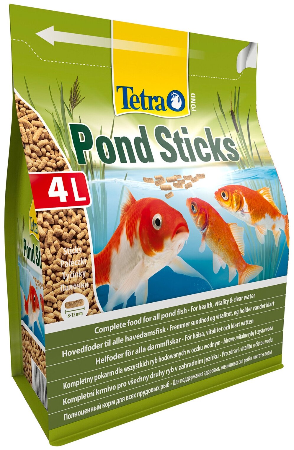 Корм для прудовых рыб Tetra Pond Sticks 4л основной гранулы - фотография № 4