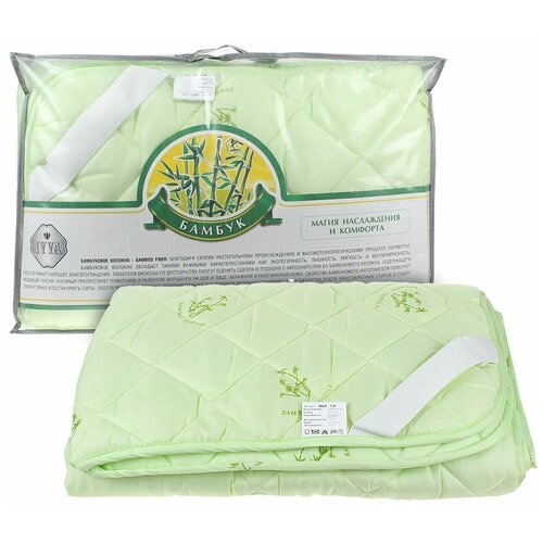 Наматрасник 140х200 см, поликоттон, Бамбук, IVVA, НБР-140