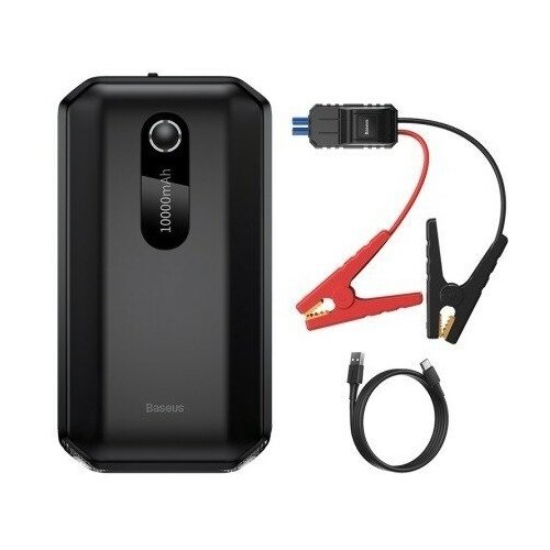 Пуско-зарядное устройство Baseus CGNL020101 Super Energy Air Car Jump Starter (10000 мА/ч, пиковый ток 1000А) Black