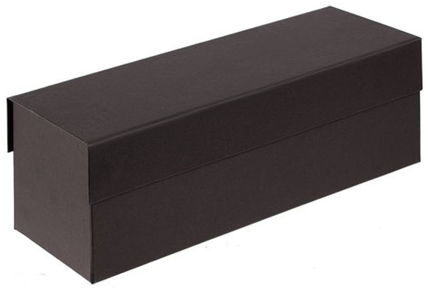 Черная подарочная коробка для упаковки под бутылку 33х10х10 см, набор для подарков и праздника