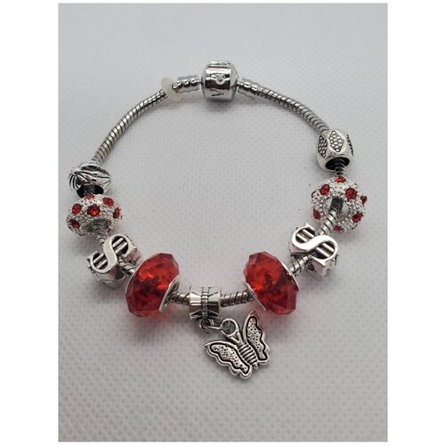 фото Браслет с шармами и подвеской максимикс