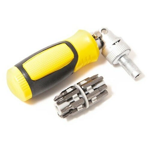 BaumAuto Отвертка реверсивная с поворотной рукояткой и комплектом бит SL56 U6 H456 PH12 T10152030 13прв блистере BaumAuto BM-30311313 800₽