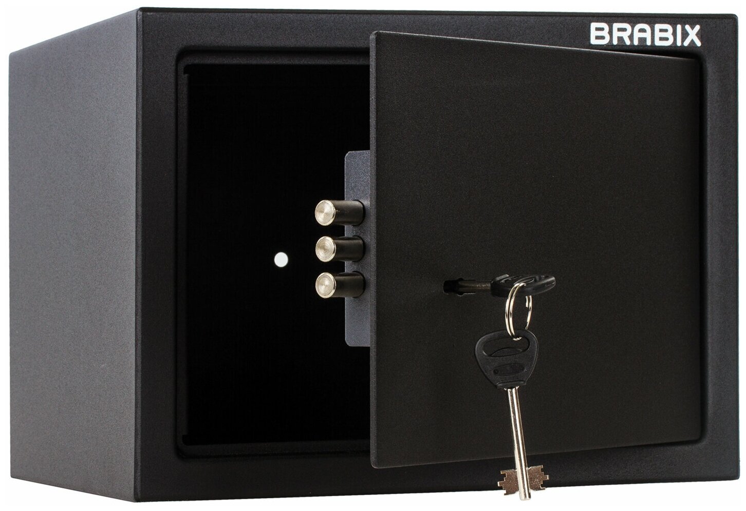 Сейф мебельный BRABIX "SF-230KL", 230х310х250 мм, ключевой замок, черный, 291146, S103BR211514 В комплекте: 1шт.