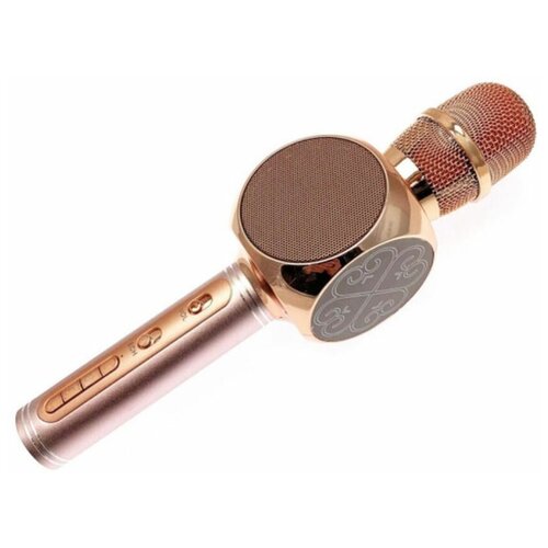 Микрофон караоке беспроводнойс подсветкойс изменением голоса YS розовый 249000₽