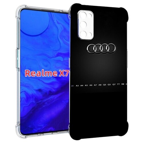 Чехол задняя-панель-накладка-бампер MyPads audi ауди 1 мужской для Realme X7