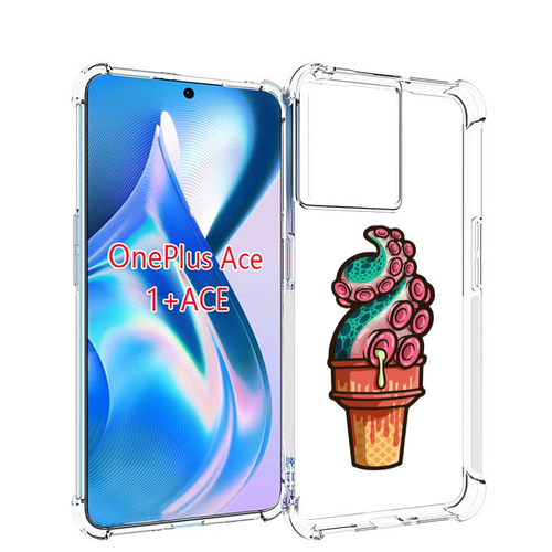 Чехол MyPads мороженное для OnePlus Ace задняя-панель-накладка-бампер чехол mypads мороженное у косаток для oneplus ace задняя панель накладка бампер