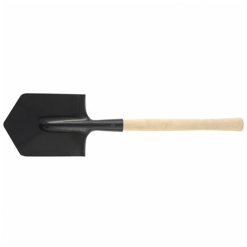 Лопата саперная 145 х 190 х 580 мм деревянный черенок Россия 537₽