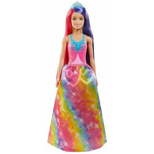 Кукла Barbie Дримтопия Принцесса с длинными волосами кукла barbie дримтопия с аксессуарами 30 3 см gtg00 фиолетовый