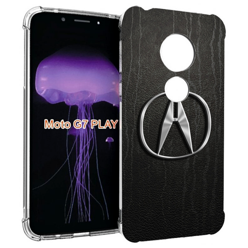 Чехол MyPads acura-акура для Motorola Moto G7 Play задняя-панель-накладка-бампер чехол mypads acura акура для motorola moto g53 задняя панель накладка бампер