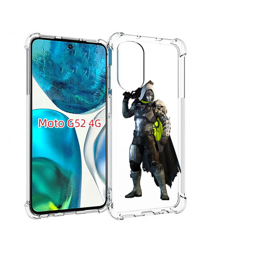 Чехол MyPads destiny-2-hunter для Motorola Moto G82 / Moto G52 задняя-панель-накладка-бампер