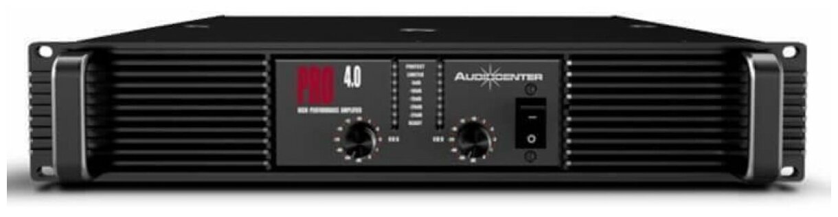 Audiocenter PRO4.0 2-канальный усилитель мощности. 2х400 Вт / 8Ом, 2х600 Вт / 4 Ом
