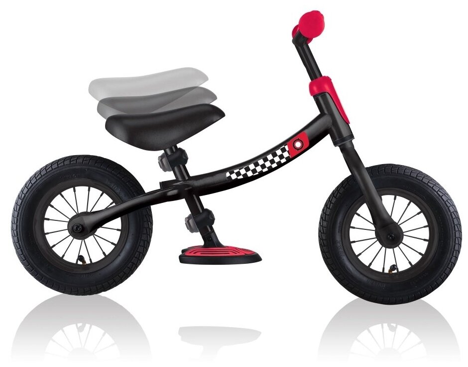   ,        GLOBBER GO BIKE AIR 615-120 -Black-red