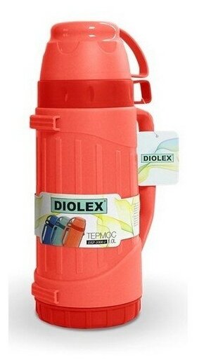 Термос Diolex DXP-1000-R красный - фотография № 3