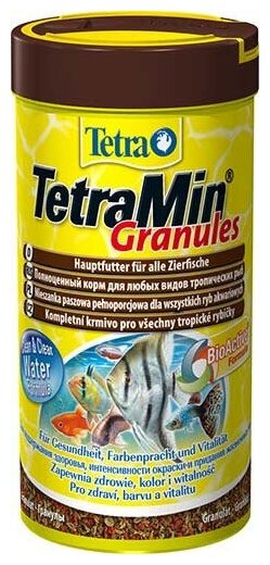 TetraMin Granules (гранулы) для всех видов декоративных рыб 15 г. - фотография № 5