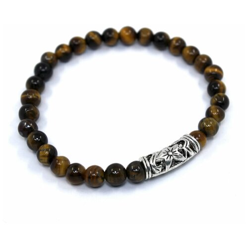 фото Handinsilver ( посеребриручку ) браслет из глянцевого камня тигровый глаз 6мм