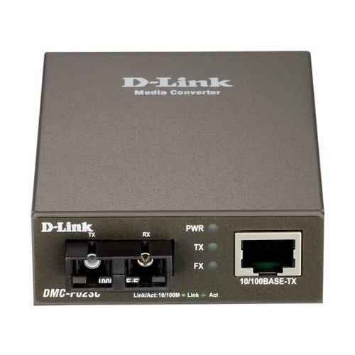 Медиаконвертер D-Link DMC-F02SC/B1A медиаконвертер mikrotik rbftc11