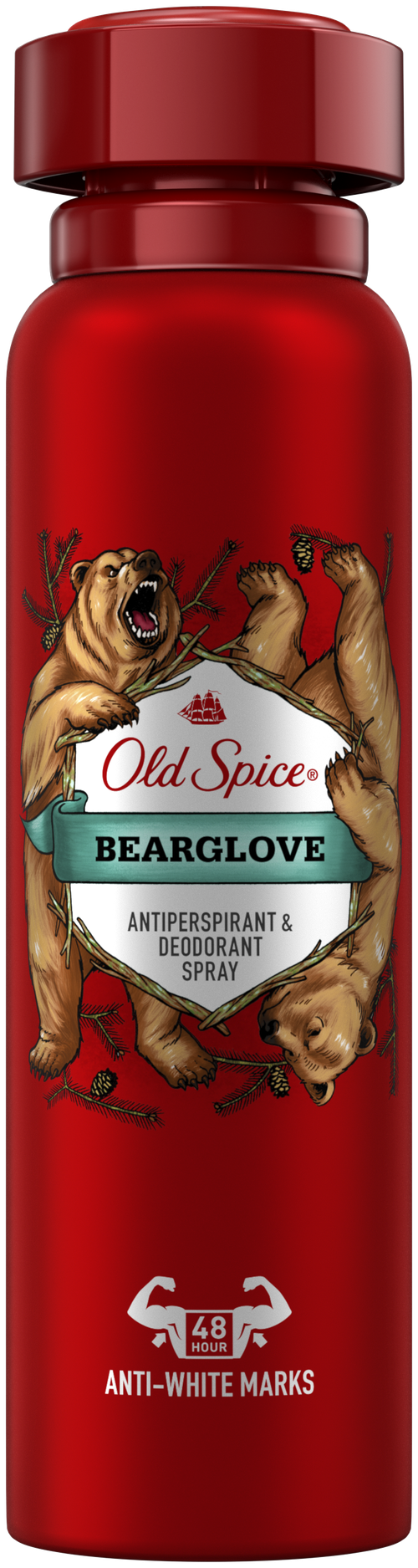 Old Spice Дезодорант-антиперспирант спрей Bearglove, 150 мл, 100 г
