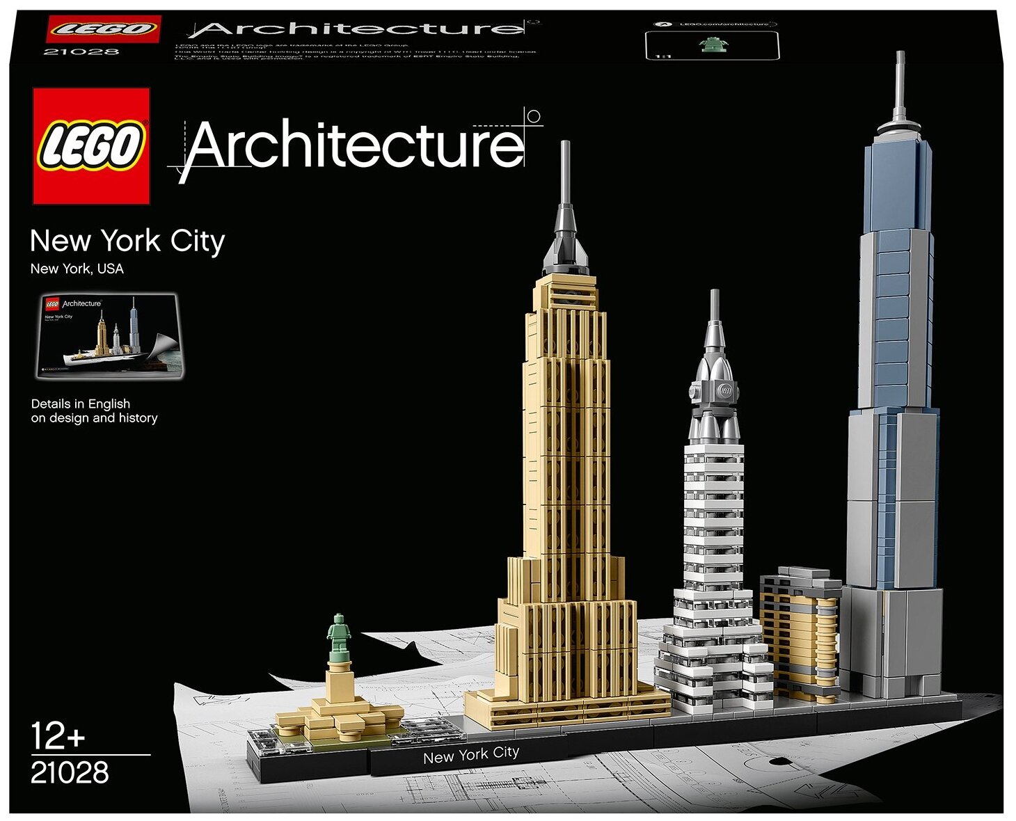 Конструктор Lego Architecture York City 21028 .