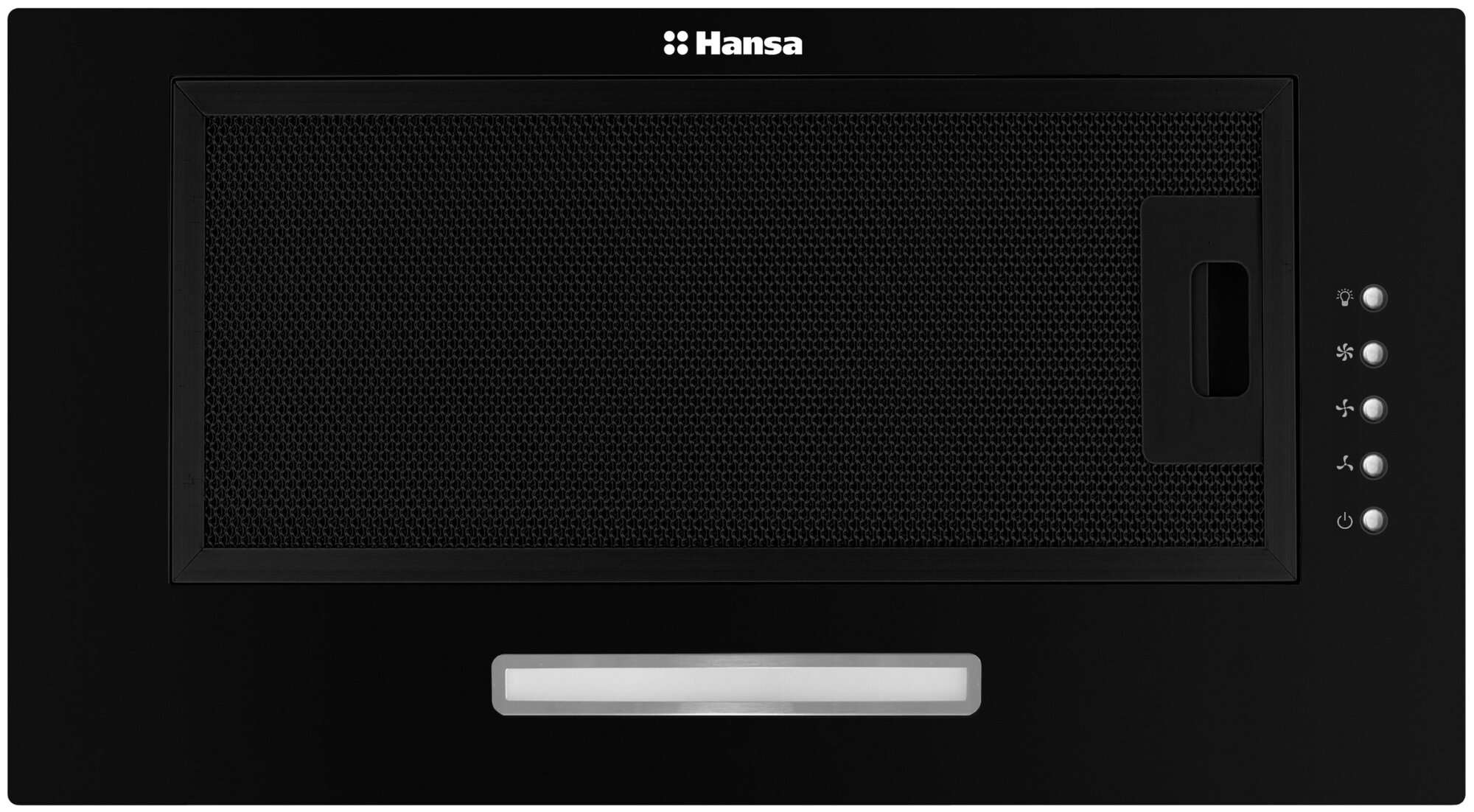 Вытяжка кухонная встраиваемая Hansa OMP6211SH, 52 см, 3 скорости, LED подсветка, механическое управление - фотография № 9