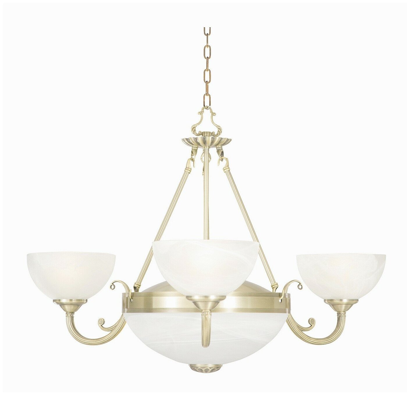 Подвесная люстра Arte Lamp Windsor White A3777LM-3-2AB