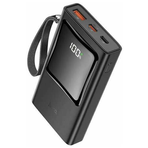 внешний аккумулятор HOCO Q4 Unifier 10000 mAh/ повер банк светодиодный дисплей, черный