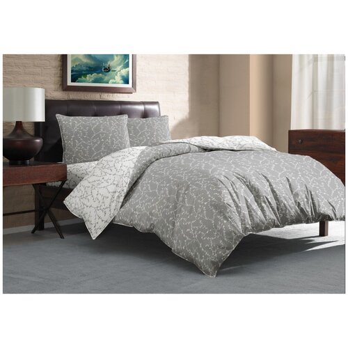 Комплект постельного белья, Он и Она, Тайны тумана, евро, нав(50х70см), P6-122