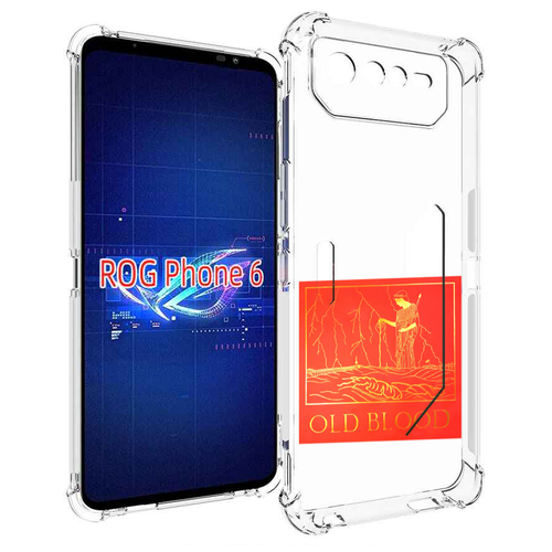 Чехол MyPads Old Blood Boulevard Depo для Asus ROG Phone 6 задняя-панель-накладка-бампер