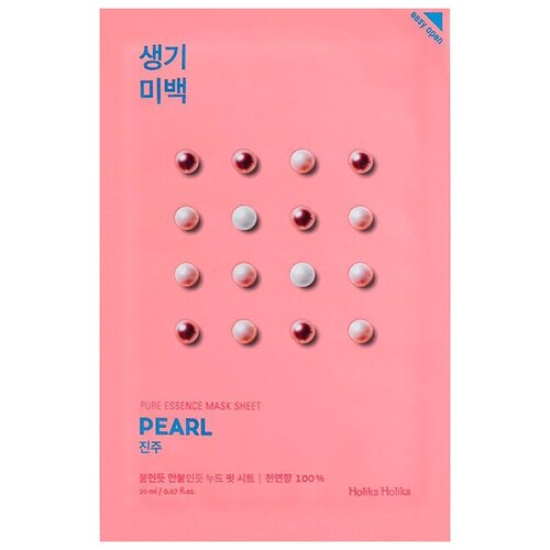 Holika Holika~Осветляющая тканевая маска с лифтинг-эффектом~Pure Essence Mask Sheet Pearl