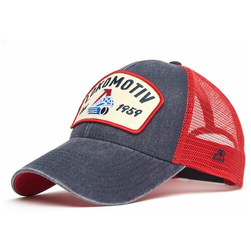 фото Бейсболка atributika & club летняя, размер 55-58, красный