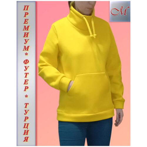 фото Толстовка женская с воротником стойкой из футера 3-х нитки modern-nn