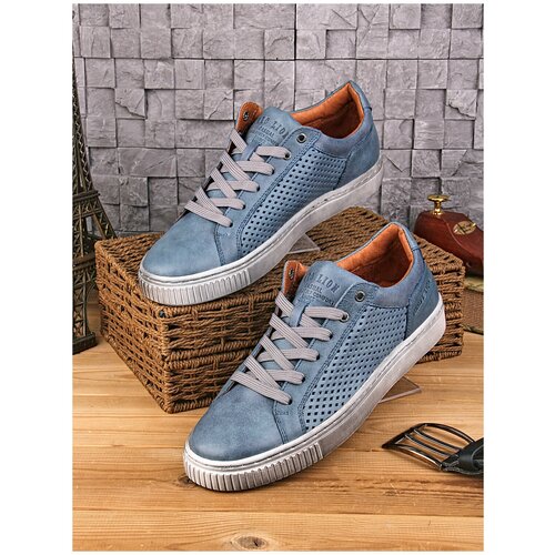 фото Кеды мужские brave lion 465-5552 джинс-p-bl 40