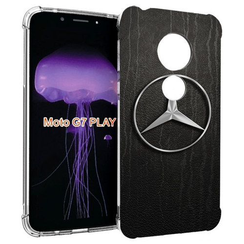 Чехол MyPads mercedes-мерседес-2 мужской для Motorola Moto G7 Play задняя-панель-накладка-бампер