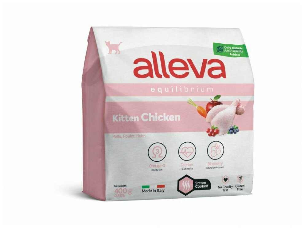 Alleva Equilibrium Kitten сухой корм для котят с курицей - 400 г